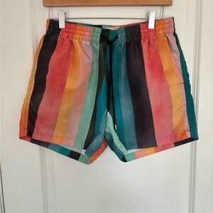 Men’s Paul Smith Swimwear Colorful Stripe Trunk S